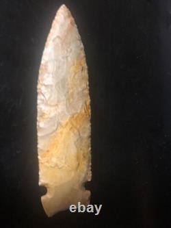 Big osceola greenbrier, 5 3/4 long. Early archaic extremly nice spear, tenn creek