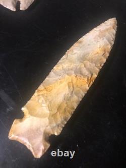 Big osceola greenbrier, 5 3/4 long. Early archaic extremly nice spear, tenn creek