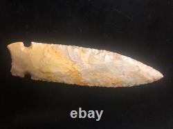 Big osceola greenbrier, 5 3/4 long. Early archaic extremly nice spear, tenn creek