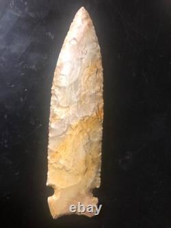 Big osceola greenbrier, 5 3/4 long. Early archaic extremly nice spear, tenn creek