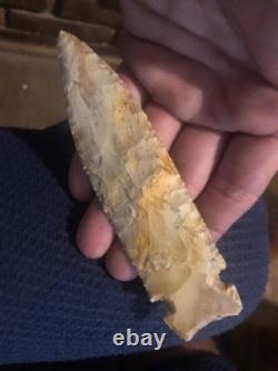 Big osceola greenbrier, 5 3/4 long. Early archaic extremly nice spear, tenn creek