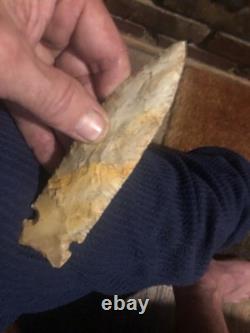 Big osceola greenbrier, 5 3/4 long. Early archaic extremly nice spear, tenn creek