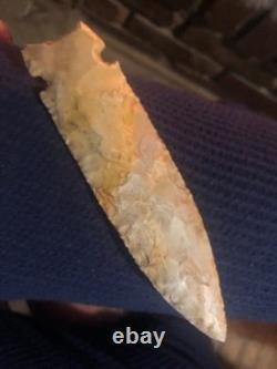 Big osceola greenbrier, 5 3/4 long. Early archaic extremly nice spear, tenn creek