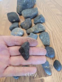 Black Jade Dino Native American Face Stone Effigy Rock Art, Artifacts, Tools