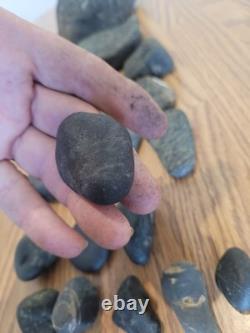 Black Jade Dino Native American Face Stone Effigy Rock Art, Artifacts, Tools