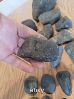 Black Jade Dino Native American Face Stone Effigy Rock Art, Artifacts, Tools