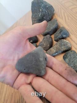 Black Jade Dino Native American Face Stone Effigy Rock Art, Artifacts, Tools