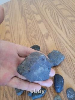 Black Jade Dino Native American Indian Stone Effigy Rock Art, Artifacts, Tools
