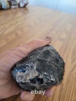 Black & Red Obsidian Native American Stone Effigy Rock Art, Artifacts, Tools