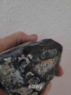 Black & Red Obsidian Native American Stone Effigy Rock Art, Artifacts, Tools