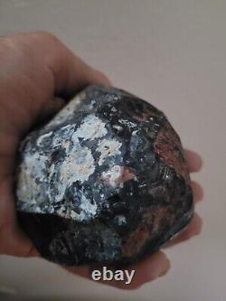 Black & Red Obsidian Native American Stone Effigy Rock Art, Artifacts, Tools