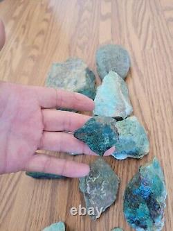 Blue Coyote Native American Indian Stone Effigy Rock Art, Artifacts, Tools