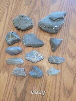 Blue/Gray Dog Native American Indian Stone Effigy Art, Artifacts, Tools