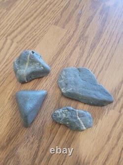 Blue/Gray Dog Native American Indian Stone Effigy Art, Artifacts, Tools