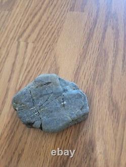 Blue/Gray Dog Native American Indian Stone Effigy Art, Artifacts, Tools