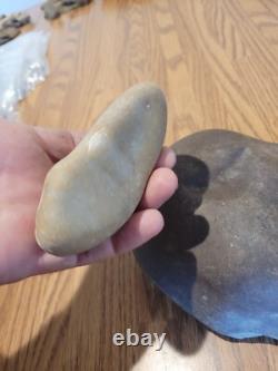 Brown Mortar & Pestle Native American Stone Rock Art, Artifacts, Tools