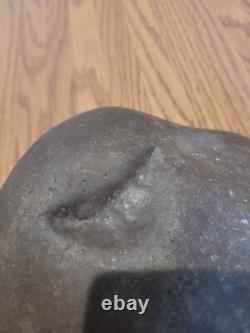 Brown Mortar & Pestle Native American Stone Rock Art, Artifacts, Tools
