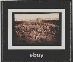 C. 1910 Buffalo Bill Cody Wild West Parade Bennett Studio Mounted Halftone Print