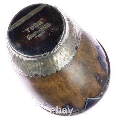 C1900 silver mounted Horse Hoof Inkwell Rowland Ward