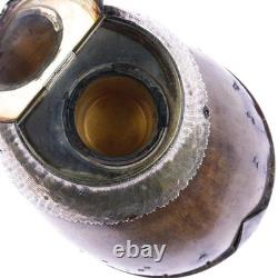 C1900 silver mounted Horse Hoof Inkwell Rowland Ward