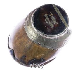 C1900 silver mounted Horse Hoof Inkwell Rowland Ward