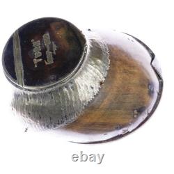 C1900 silver mounted Horse Hoof Inkwell Rowland Ward