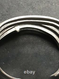 Charles Loloma Early Sterling Silver Bracelet Native American Indian Hopi