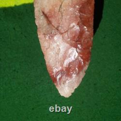 Colorful 5-1/16 Early Archaic Knife Blade Authentic Nebraska Arrowhead