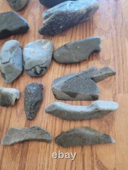 Coyote, Snakes, Fish Native American Indian Stone Effigy Art, Artifacts, Tools