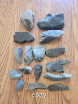 Coyote, Snakes, Fish Native American Indian Stone Effigy Art, Artifacts, Tools