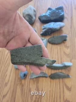 Coyote, Snakes, Fish Native American Indian Stone Effigy Art, Artifacts, Tools