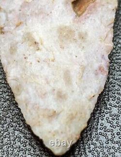 Dalton Arrowhead with C. O. A, Early Archaic 10,000 9200 B. P. Illinois