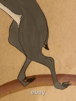 Delfico Moquino Zia Pueblo Native American Indian Early Original Painting? 1948