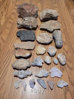 Dinosaur Head Native American Indian Stone Effigy Rock Art, Artifacts, Tools