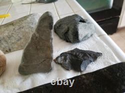 Discovered Lot Indian Artifact early stone tools relics knife pestle OC CA