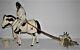Early Native American Toy Handmade Beaded Pony Horse Female Rider With Travois