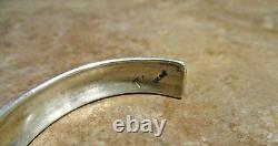 EARLY Old Signature TOMMY SINGER (d.) Sterling Silver PATTERN DESIGN Bracelet