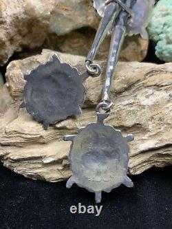 EARLY, Rare Zuni Lambert Homer, Sr. Sterling Silver & Turquoise Turtle Bolo