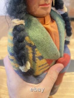 EARLY Skookum Bully Good 16 Native American Indian Wool Blanket Moccasins