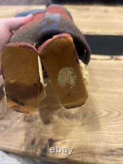 EARLY Skookum Bully Good 16 Native American Indian Wool Blanket Moccasins