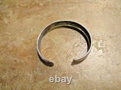 EARLY! TOMMY SINGER (d.) Navajo Sterling HORSES / BUFFALO / BUTTES Bracelet