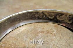 EARLY! TOMMY SINGER (d.) Navajo Sterling HORSES / BUFFALO / BUTTES Bracelet