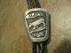 Early Tommy Singer (d.) Navajo Sterling Silver Wolf Storyteller Bolo Tie