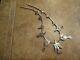 Early Tommy Singer (d.) Navajo Sterling Thunderbird Squash Blossom Necklace