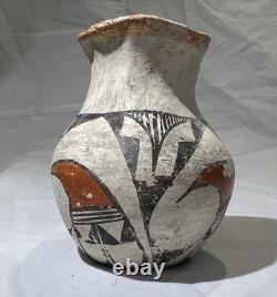 Early 1900's ANTIQUE Native American Acoma Pottery Jar Bud Vase