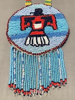 Early 1900's Double Sided Ceremonial Native American Beaded Necklace