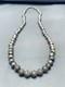Early 1900's Hand Tooled Vintage Navajo Coin Or Sterling Silver Necklace Old