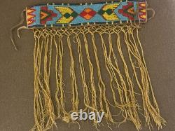 Early 1900's Western Plains Glass Beaded Sash