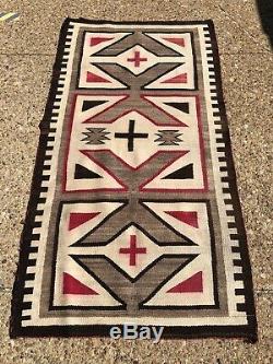 Early 1900s Navajo Klagetoh Rug, 65x 33.5 Native American