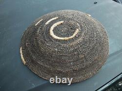 Early 20 SO. CALIFORNIA MISSION INDIAN native American BASKET TRAY / BOWL